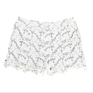 NWT Adiva Lace Overlay Pull On Shorts